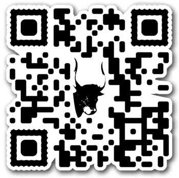 Get Raw Milk QR code website sticker