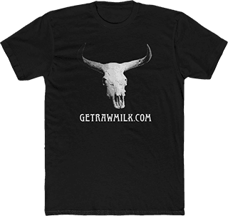 Get Raw Milk photographic aurochs shirt