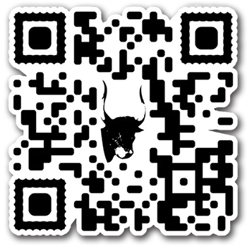 Local Fats QR code website sticker